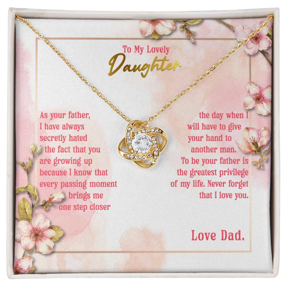 Growing Up Daughter Necklace