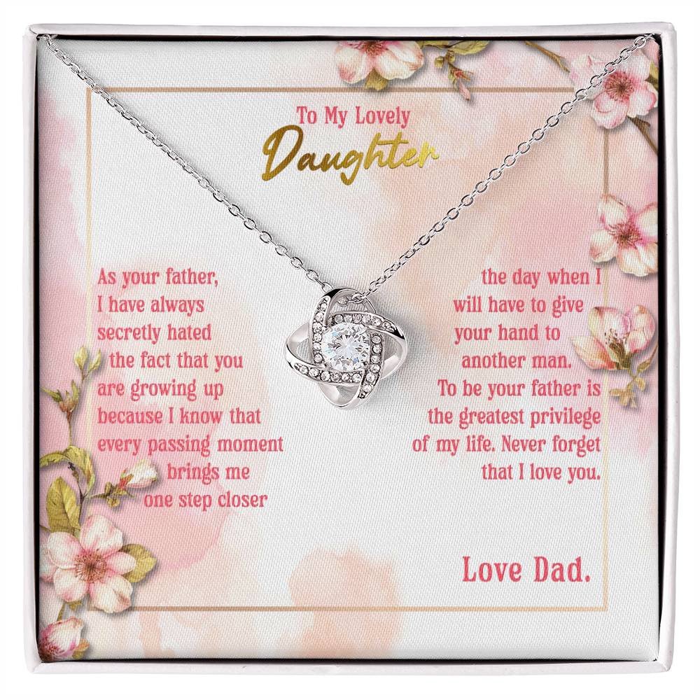 Growing Up Daughter Necklace