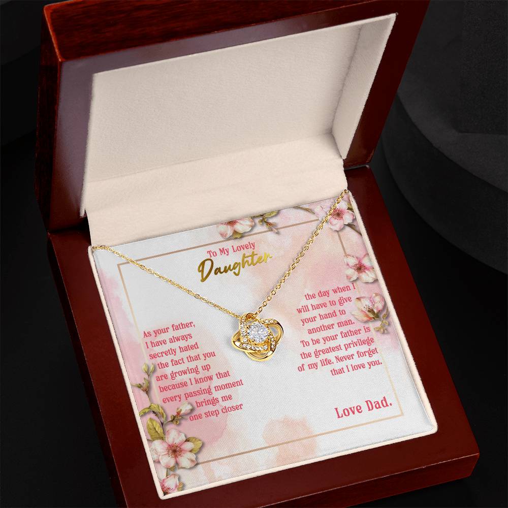 Growing Up Daughter Necklace