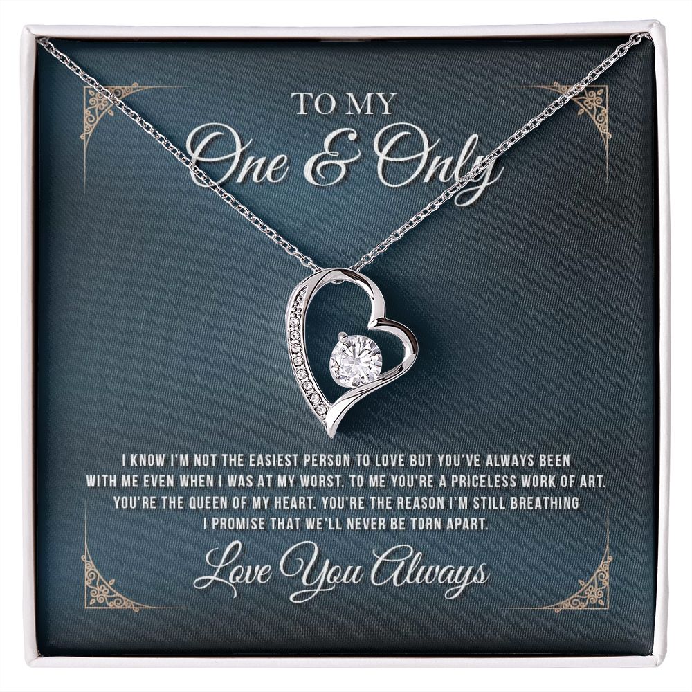 To My One and Only Necklace